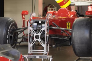 Ferrari in de Pitbox